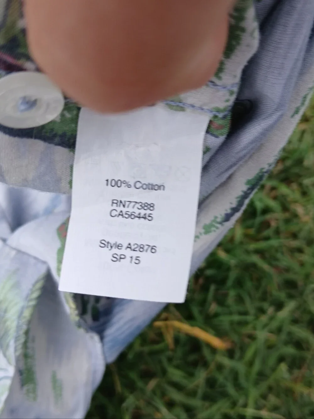J Crew Size Small Hawaiian Button Shirt